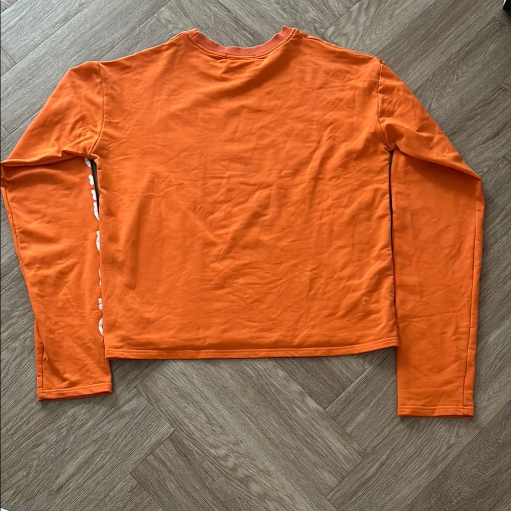 Orange Long Sleeve Graphic Tee - Picture 2 of 8